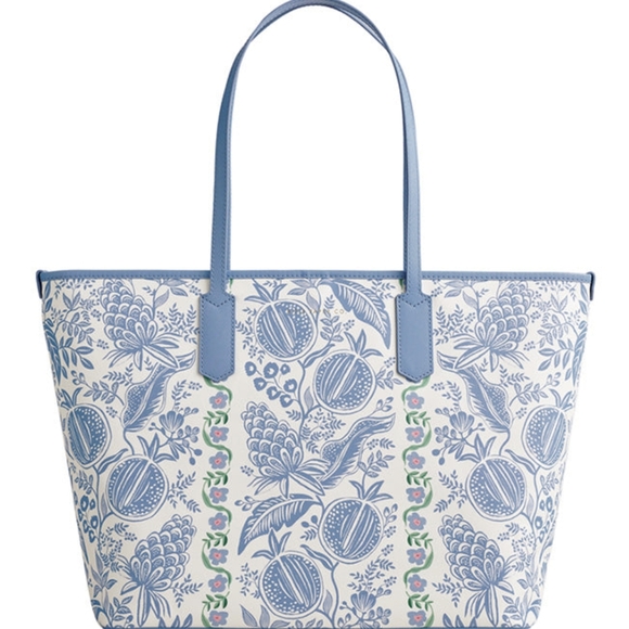 Rifle Paper Co. Everyday Tote In Pomegranate - Picture 8 of 9